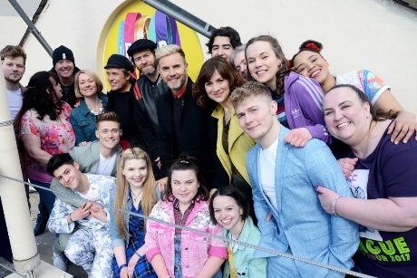 Cast of The Band with Take That